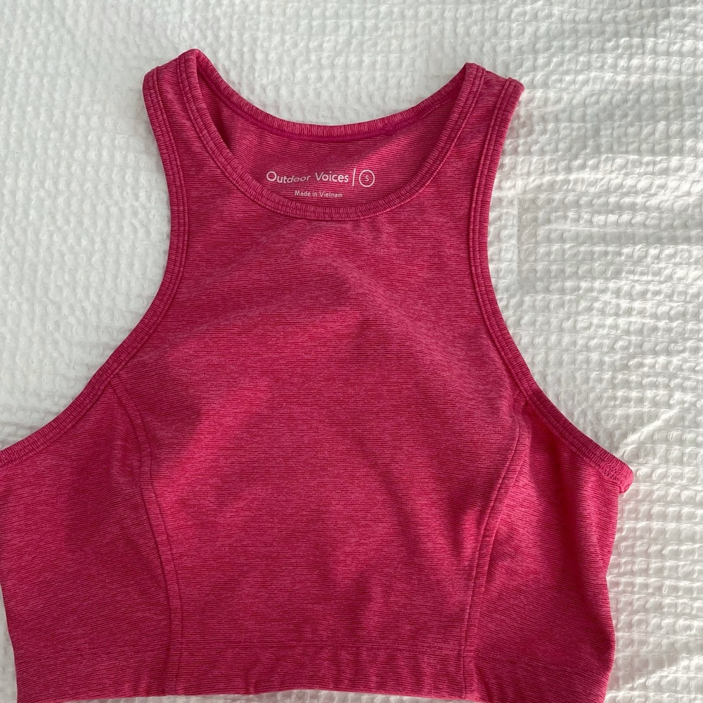 Outdoor Voices Athena Crop Top